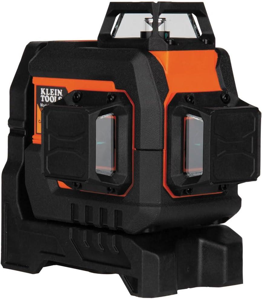 imageKlein Tools 93CPLG Compact SelfLeveling Laser Level Bright Green Cross Line 360Degree Laser Planes Rechargeable Magnetic Mount360Degree Planar
