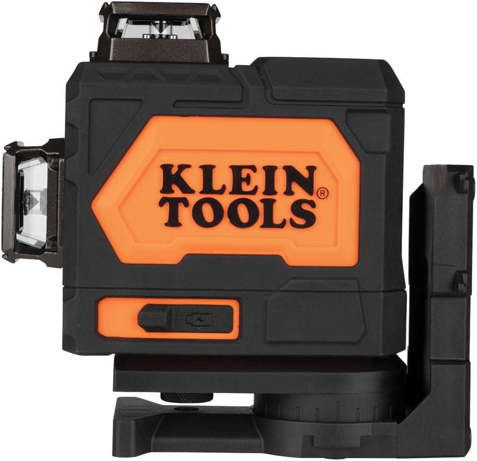 imageKlein Tools 93PLL SelfLeveling Laser Level with Bright Green 3x360Degree Planes Rechargeable Battery Magnetic MountLaser