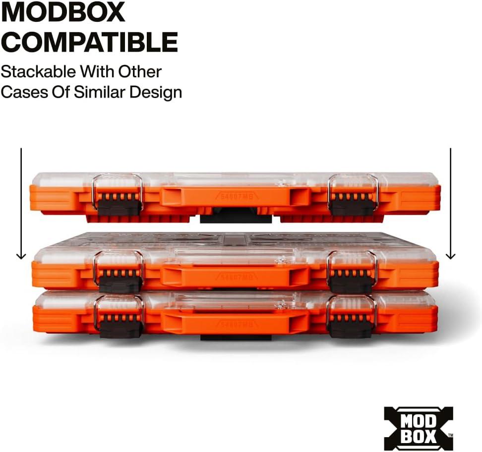 imageKlein Tools 94161MBINS MODbox Insulated Tool Kit 9Piece 1000V Rated Electrician Tools Set with Screwdrivers Pliers Wire Stripper Cutters Modular Storage Box