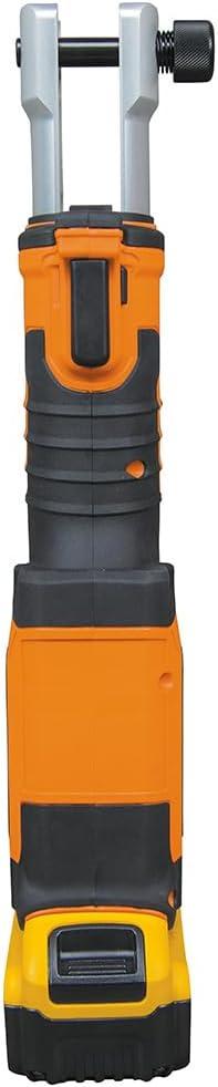 imageKlein Tools BAT207T234H 7Ton BatteryOperated Crimper with Fixed O DieD3 Groove 4 Ah DeWALT 20V Batteries