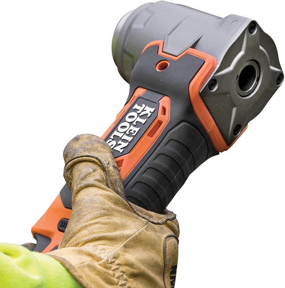 imageKlein Tools BAT20LW RightAngle Impact Wrench 300 ftlb Compact Cordless and Battery Operated Tool OnlyTool Only