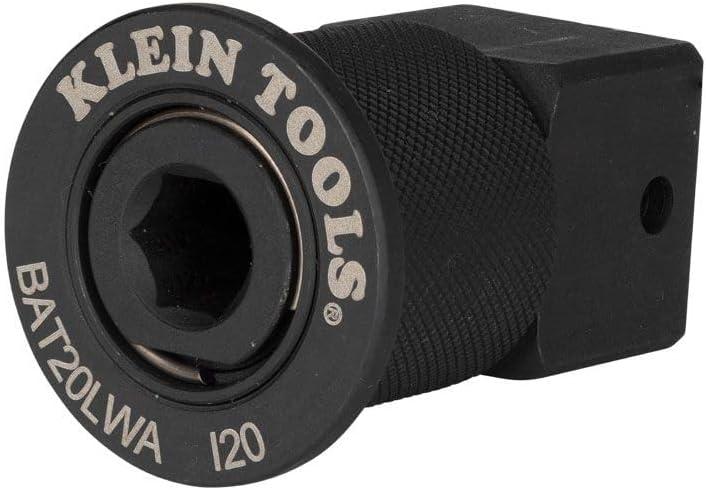 imageKlein Tools BAT20LW RightAngle Impact Wrench 300 ftlb Compact Cordless and Battery Operated Tool OnlyTool Only