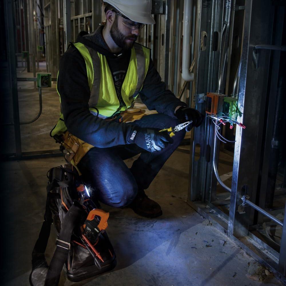 imageKlein Tools CL800 Digital Clamp Meter Auto Ranging TRMS ACDC VoltCurrent LoZ Continuity Frequency Capacitance NCVT Temp More 1000V