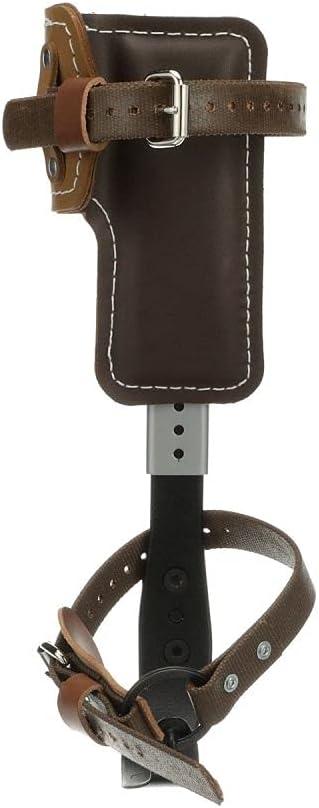 imageKlein Tools CN1907ARL Tree Climber Set with Pole Climbers Leg Irons Climbing Gaffs Climber Pads Straps Gaff Spikes Stirrups15Inch to 19Inch