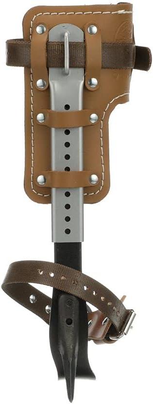 imageKlein Tools CN1907ARL Tree Climber Set with Pole Climbers Leg Irons Climbing Gaffs Climber Pads Straps Gaff Spikes Stirrups15Inch to 19Inch