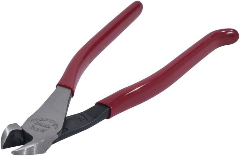 imageKlein Tools D2489ST Diagonal Cutting Pliers Made in USA Ironworkers Diagonal Cutters with High Leverage Design Works as Rebar Cutter and Rebar Bender 9Inch