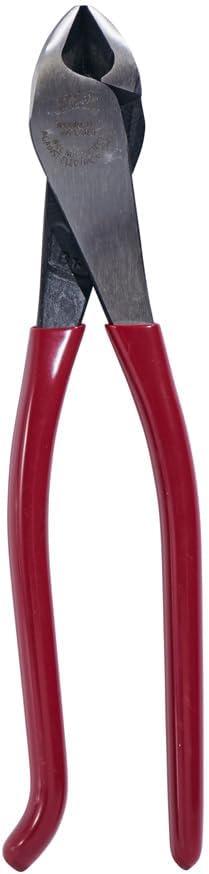 imageKlein Tools D2489ST Diagonal Cutting Pliers Made in USA Ironworkers Diagonal Cutters with High Leverage Design Works as Rebar Cutter and Rebar Bender 9Inch