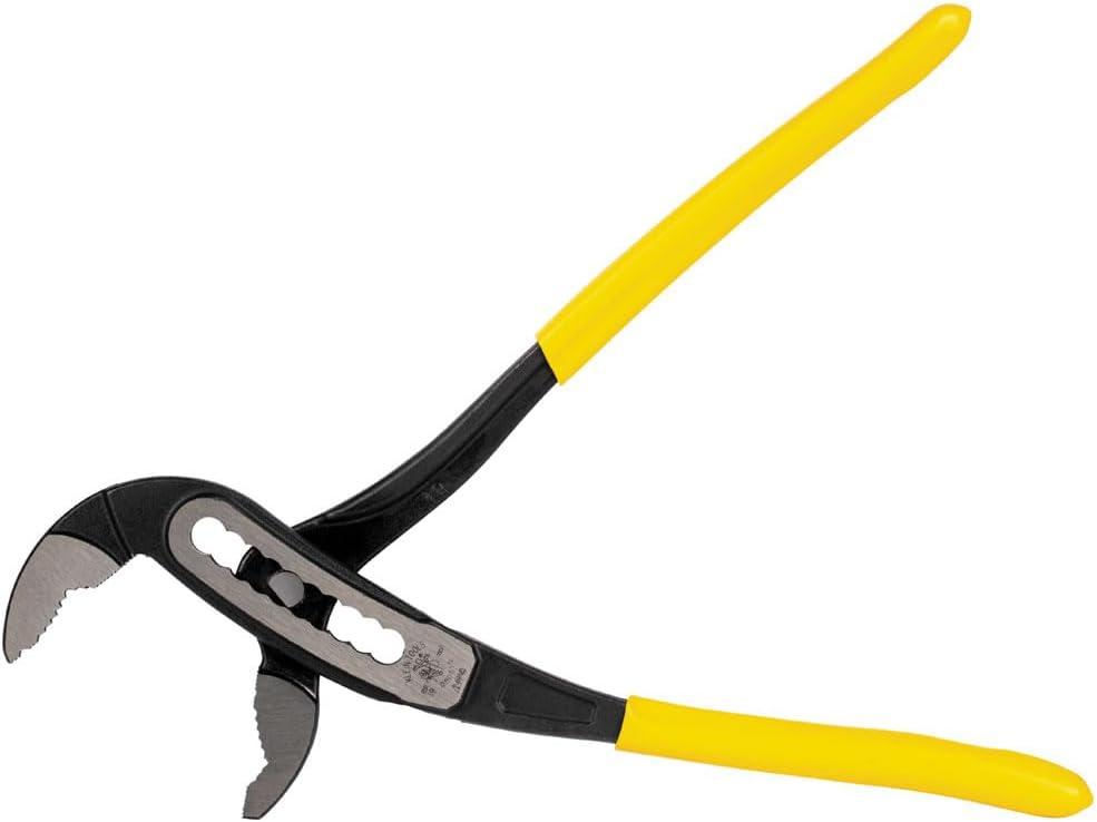 imageKlein Tools D5053KIT 3Piece Classic Klaw Pump Pliers Set 7Inch 10Inch and 12Inch Pump Pliers Compact Design with VJaw and Hardened Teeth for Maximum Torque2Piece Set