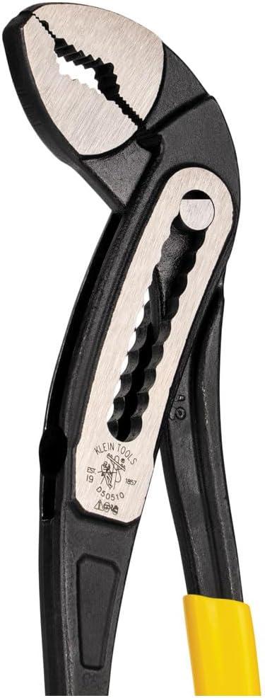 imageKlein Tools D5053KIT 3Piece Classic Klaw Pump Pliers Set 7Inch 10Inch and 12Inch Pump Pliers Compact Design with VJaw and Hardened Teeth for Maximum Torque2Piece Set