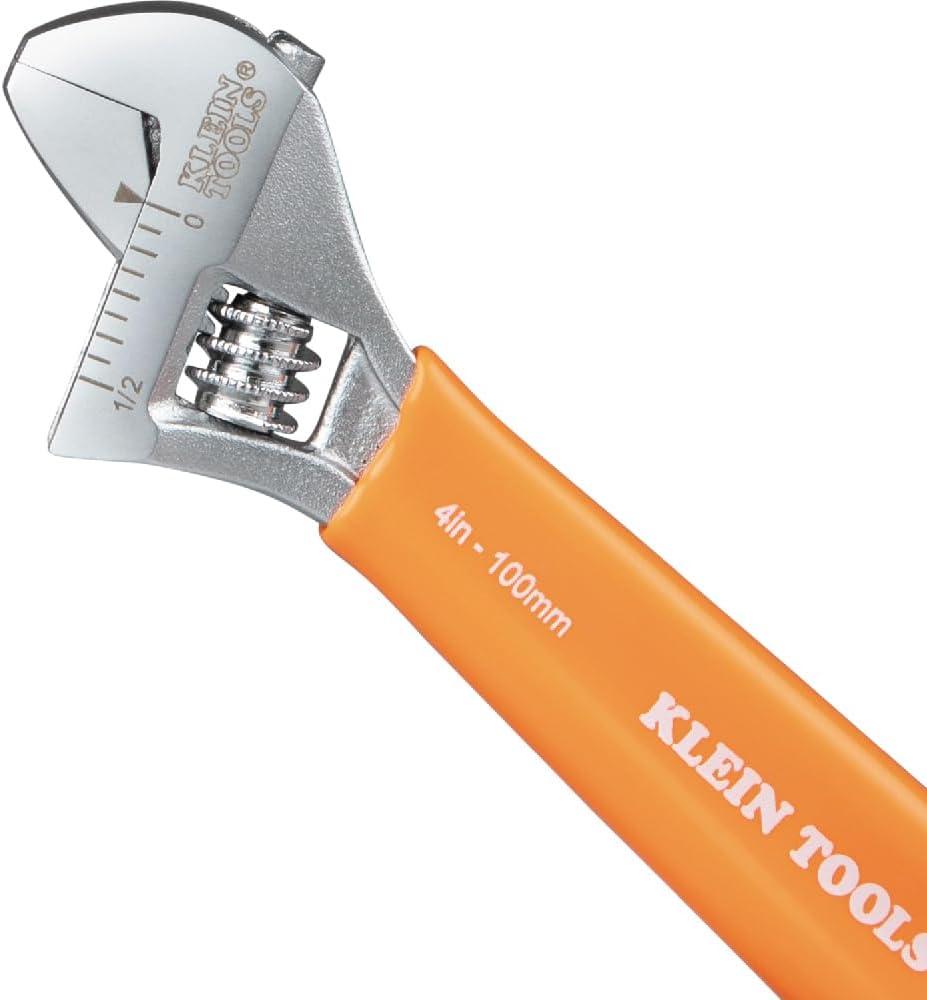 imageKlein Tools D5074 Adjustable Wrench Set Extra Capacity 6Inch 8Inch 10Inch 12Inch Forged Alloy Steel Metric and SAE 4PieceOne Size Pack of 2