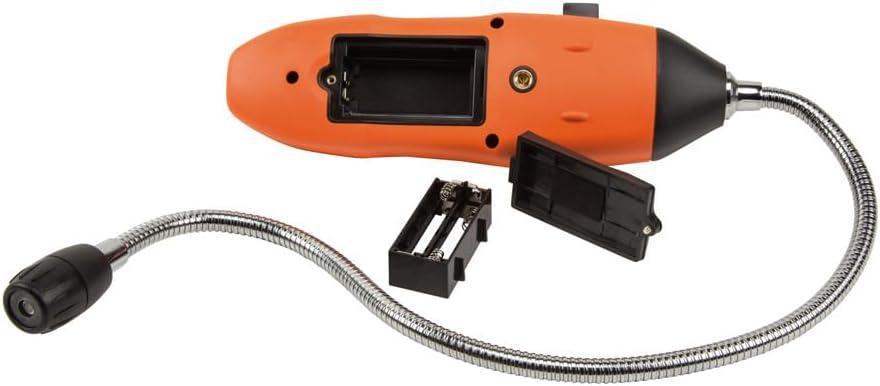imageKlein Tools ET120 Gas Leak Detector Combustible Gas Leak Tester with 18Inch Gooseneck Has Range 50  10000 ppm Includes Pouch Batteries