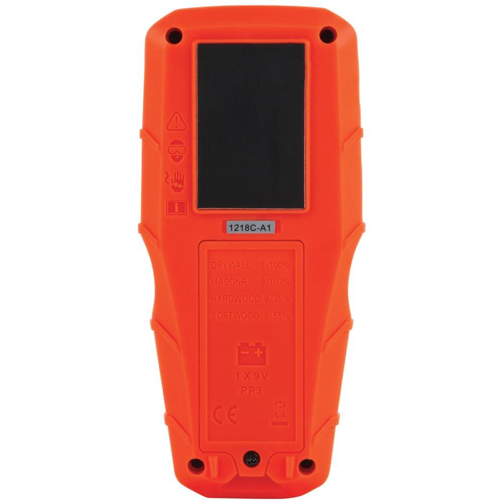 imageKlein Tools ET140 Pinless Moisture Meter for NonDestructive Moisture Detection in Drywall Wood and Masonry Detects up to 34Inch Below SurfaceMoisture Meter