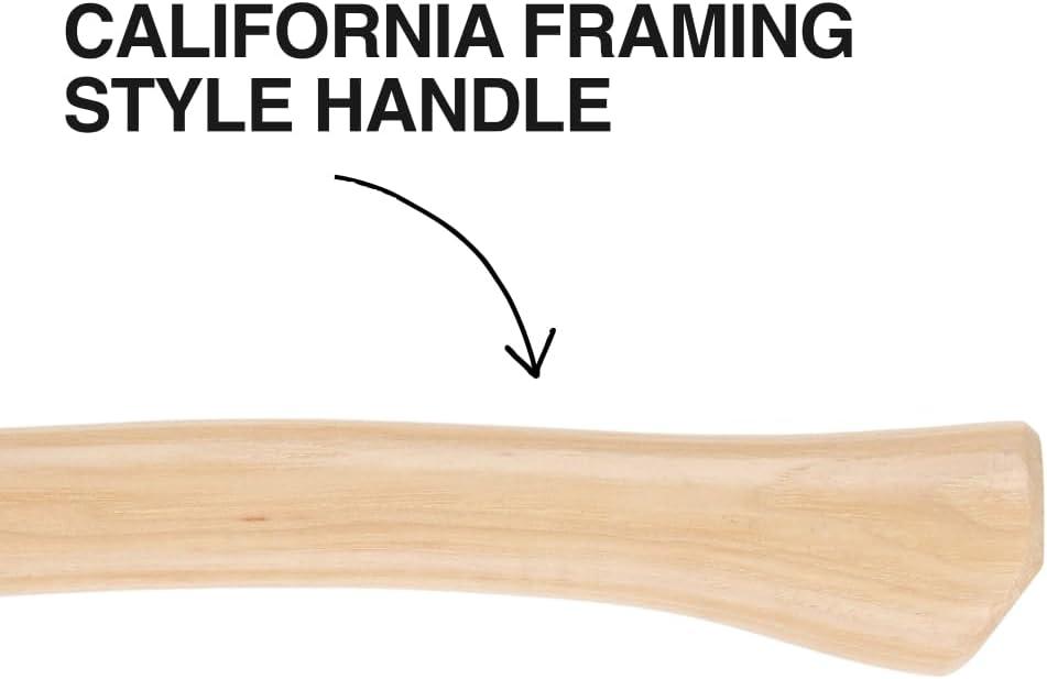 imageKlein Tools H80920S Smooth Face Framing Hammer with Straight Claw 20Ounce Forged Steel Magnetic Nail Puller and ExtraLarge Squared Strike Face20 oz