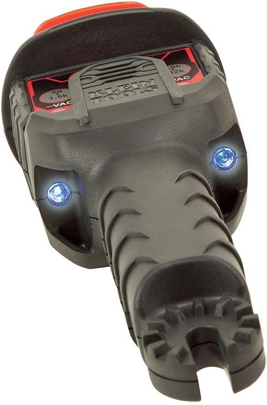 imageKlein Tools HVNCVT1 DualRange NonContact HighVoltage Tester DualRange AudioVisual Indicators Water Resistant With Case and BatteryDual Range