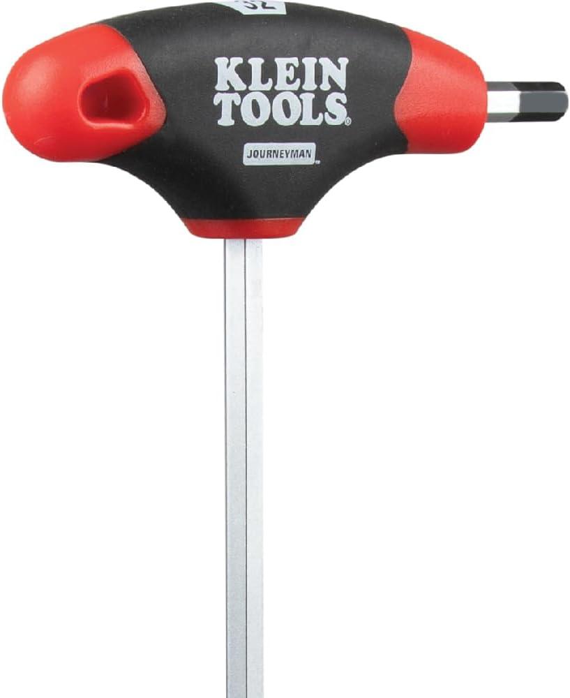imageKlein Tools JTH910E THandle Hex Key Set SAE Inch Sizes Allen Wrench Set with 9Inch Blades Stand Included 10Piece