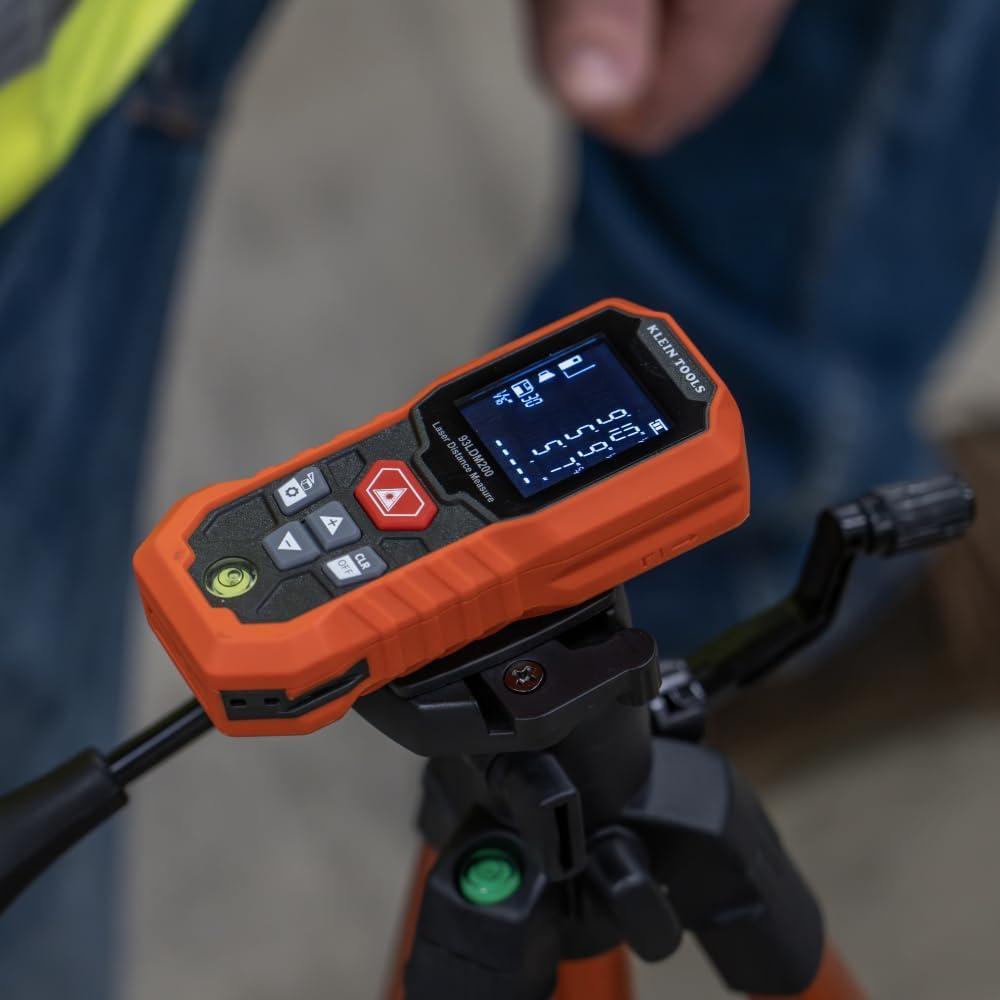 imageKlein Tools Laser Distance Measure Measures in Feet Inches Meters200Foot