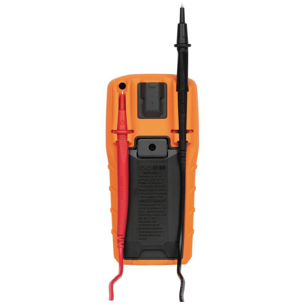 imageKlein Tools MM420 Digital Multimeter AutoRanging TRMS Multimeter 600V ACDC Voltage 10A ACDC Current 50 MOhms ResistanceGFCI Receptacle Tester