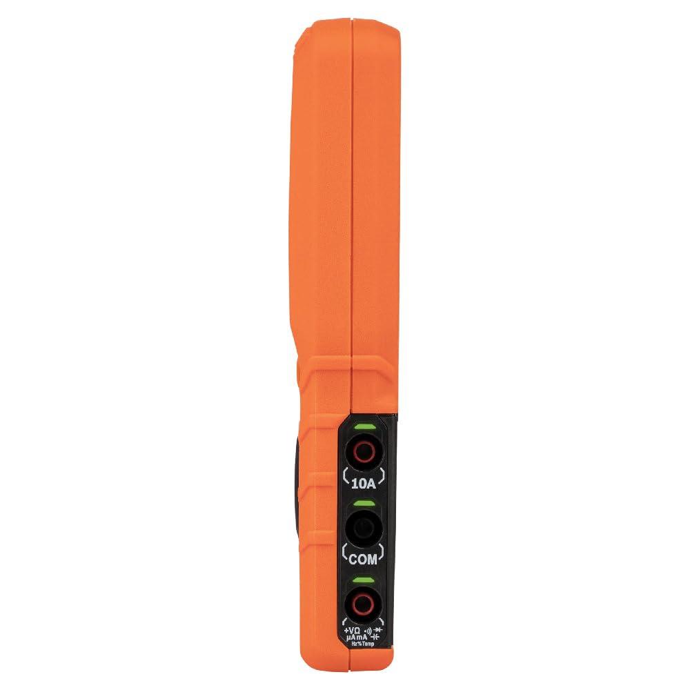 imageKlein Tools MM420 Digital Multimeter AutoRanging TRMS Multimeter 600V ACDC Voltage 10A ACDC Current 50 MOhms ResistanceSlim Meter
