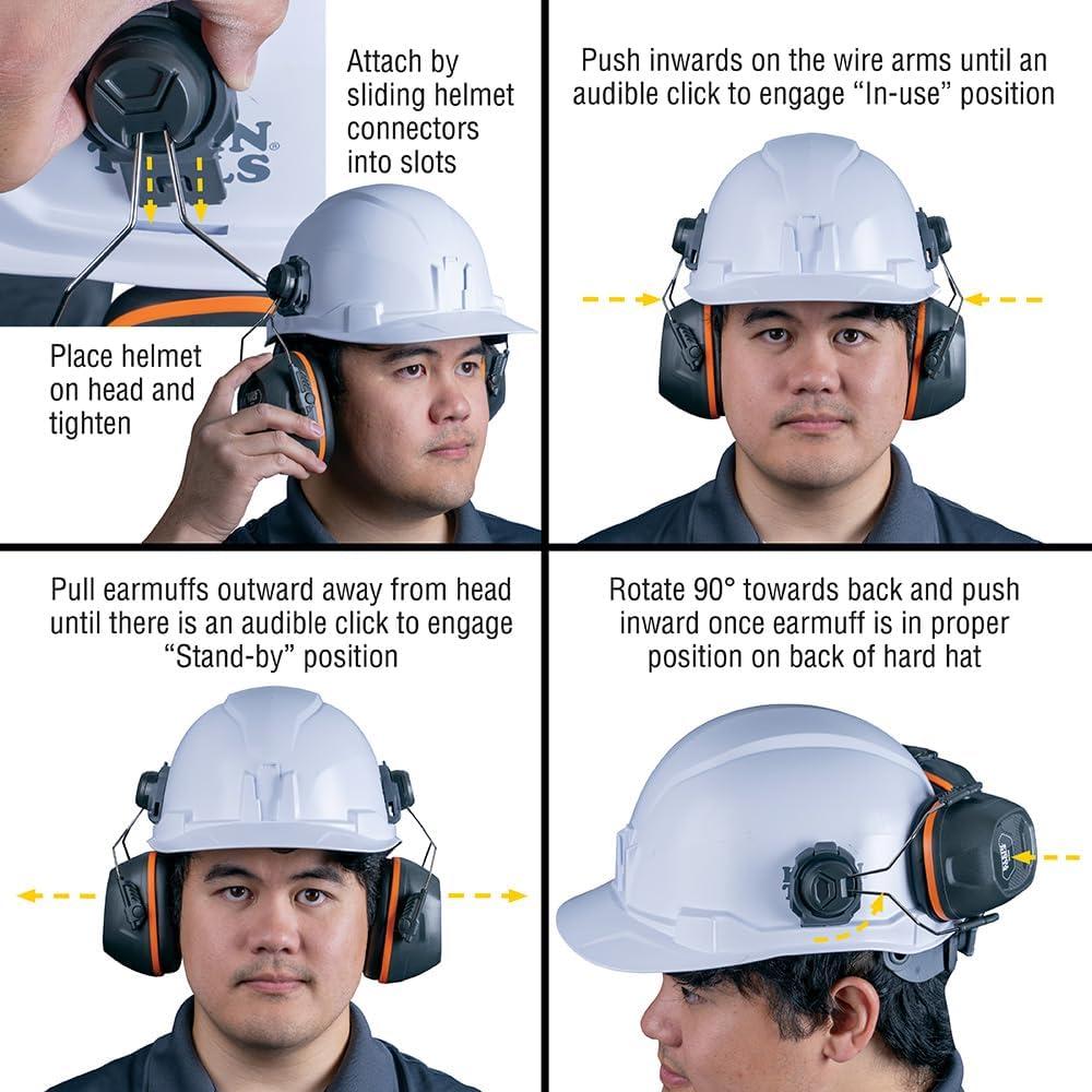 imageKlein Tools Safety Helmet Type2 Safety Helmet Vented Class CArborist Kit
