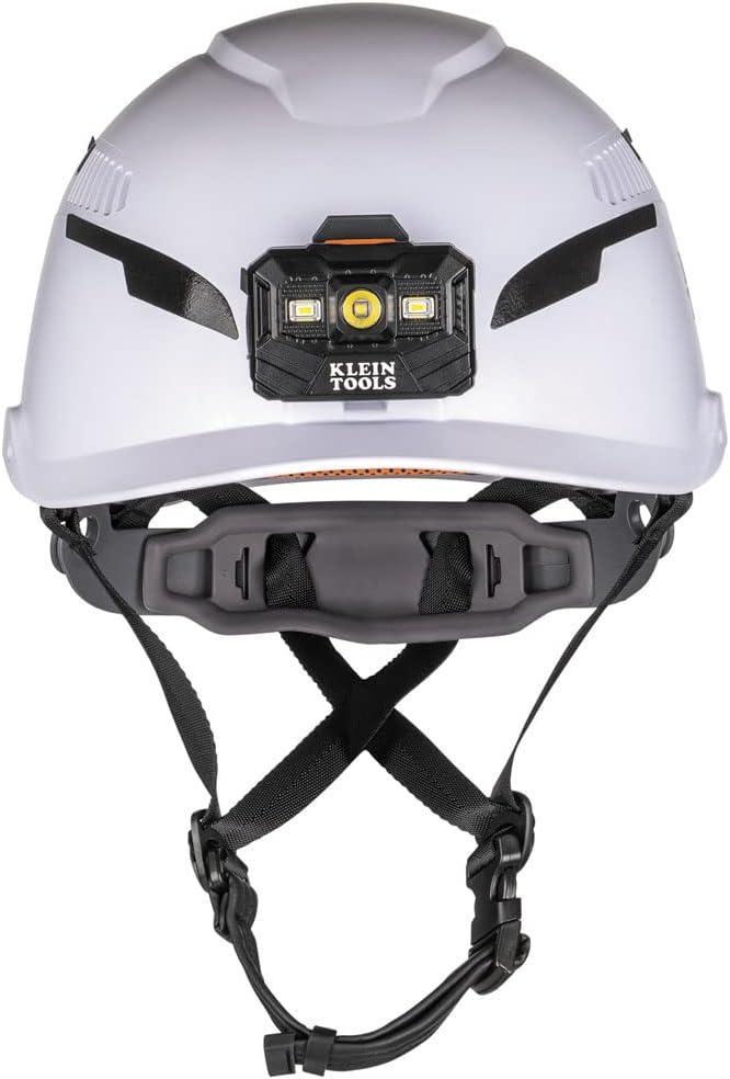 imageKlein Tools Safety Helmet Type2 Safety Helmet Vented Class CHelmet w  Light