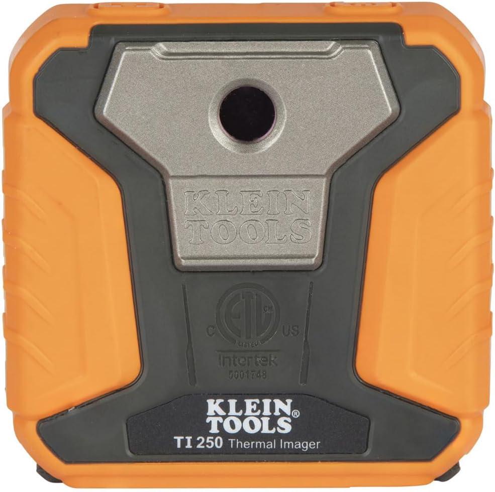 imageKlein Tools TI250 Rechargeable Thermal Imaging Camera Camera Displays Over 10000 Pixels with 3 Color Palettes High  Low Temperature Points