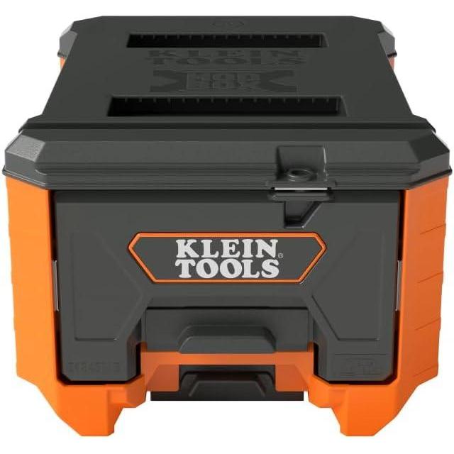 imageKlein Tools 54843MB MODbox Compact Single Drawer Box Half Width Tool Storage Drawer with Ball Bearing Slides Dividers Included PVC Foam Mat