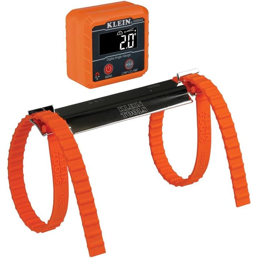 imageKlein Tools 935DAG Digital Electronic Level and Angle Gauge Measures 0  90 and 0  180 Degree Ranges Measures and Sets AnglesKit