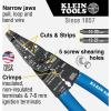 imageKlein Tools 1010 Multi Tool Long Nose Wire Cutter Made in USA Wire Crimper Stripper and Bolt Cutter MultiPurpose Electrician Tool 8Inch Long