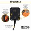 imageKlein Tools 29601 Magnetic Power Strip with Surge Protector Extension Cord 4 Outlets 3 USB Ports 5Foot Cord Power Supply Box with Light PowerBox 1 Heavy DutyPowerBox