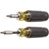 imageKlein Tools 32303 MultiBit Screwdriver  Nut Driver Impact Rated 14in1 Magnetic Screwdriver Set Phillips Slotted Square Combo TorxScrewdriver