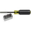 imageKlein Tools 32510 Magnetic Multibit Screwdriver with Sturdy Torx Hex Spanner TriWing Torq and Nut Tamperproof Bits and Storage BlockScrewdriver