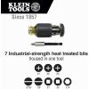 imageKlein Tools 32561 MultiBit Screwdriver  Nut Driver 6in1 Stubby Screwdriver with 2 Phillips 2 Slotted 2 Nut DriversMultibit Electronic  Multibit Stubby Set