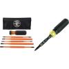 imageKlein Tools 32584INSR Precision 8in1 Screwdriver Set with Case 1000V Rated Insulated Set with Phillips Slotted and Tamperproof TORX Bits8in1