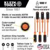 imageKlein Tools 32584INSR Precision 8in1 Screwdriver Set with Case 1000V Rated Insulated Set with Phillips Slotted and Tamperproof TORX Bits8in1 Precision