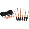 imageKlein Tools 32584INSR Precision 8in1 Screwdriver Set with Case 1000V Rated Insulated Set with Phillips Slotted and Tamperproof TORX Bits8in1 Precision