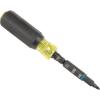 imageKlein Tools 32613 MultiBit Screwdriver Precision HVAC 3in1 Pocket Screwdriver with Phillips Slotted and Schrader Bits11in1 Impact