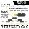 imageKlein Tools 32613 MultiBit Screwdriver Precision HVAC 3in1 Pocket Screwdriver with Phillips Slotted and Schrader Bits11in1 Impact