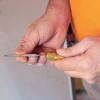 imageKlein Tools 32613 MultiBit Screwdriver Precision HVAC 3in1 Pocket Screwdriver with Phillips Slotted and Schrader Bits3in1