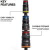 imageKlein Tools 32914HD 14in1 Impact Rated Flip Socket Set SAE and Metric Sizes Magnetic Socket Set with 12 Hex Drivers and Bit Holder CushionGrip Handle7in1