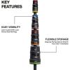 imageKlein Tools 32933M 6in1 Metric Impact Socket Set 3 Flip Sockets with 7 8 10 12 13 and 14 mm Nut Driver Sizes Impact Rated 5Inch Shaft6in1