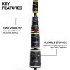 imageKlein Tools 32934 Impact Driver 9in1 SAE Impact Socket Set 4 Flip Sockets with 14 516 38 716 12 916 58 and 34Inch Nut Driver Sizes with Bit Holder 612Inch Shaft8in1 Metric