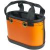 imageKlein Tools 5144BHB14OS HardBody Bucket Aerial Oval Tool Bucket with Drain Holes 29 PocketsOrangeBlack