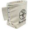 imageKlein Tools 5416T Tool Bag BullPin and Bolt Pouch No 4 Canvas with Tunnel Connection 5 x 10 x 9Inch1 Count Pack of 1