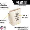 imageKlein Tools 5416T Tool Bag BullPin and Bolt Pouch No 4 Canvas with Tunnel Connection 5 x 10 x 9Inch10 Inch