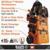 imageKlein Tools 54802MB MODbox Rolling Tool Box Heavy Duty Portable Tool Organizer with Side Mounting 10Inch Rubber Wheels Removable Handle Deep Stackable SetOne Drawer Rolling Toolbox