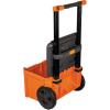 imageKlein Tools 54802MB MODbox Rolling Tool Box Heavy Duty Portable Tool Organizer with Side Mounting 10Inch Rubber Wheels Removable Handle Deep Stackable SetOne Drawer Rolling Toolbox