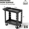 imageKlein Tools 54834MB MODBox Service Utility Cart 18Inch Width 6Inch Wheels Rolling Storage Cart Heavy Duty 500lb Capacity for Office Jobsite or Warehouse