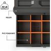 imageKlein Tools 54844MB MODbox Compact Single Drawer Box Full Width Tool Storage Drawer with Ball Bearing Slides Dividers Included PVC Foam Mat