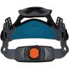 imageKlein Tools 60346 Hard Hat NonVented Full Brim Class E Premium KARBN Pattern Rechargeable Lamp Padded SweatWicking Sweatband Top PadHard Hat