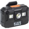 imageKlein Tools 60346 Hard Hat NonVented Full Brim Class E Premium KARBN Pattern Rechargeable Lamp Padded SweatWicking Sweatband Top PadHard Hat wRechargeable Light